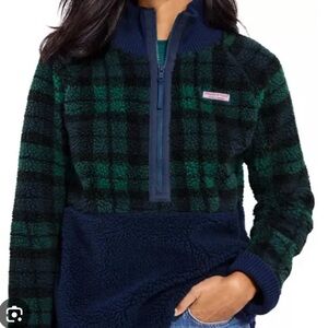 Vinyard Vines Half Zip Sherpa Pullover